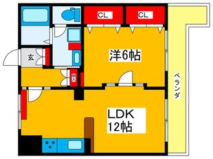 コオポスアペアⅡの物件間取画像